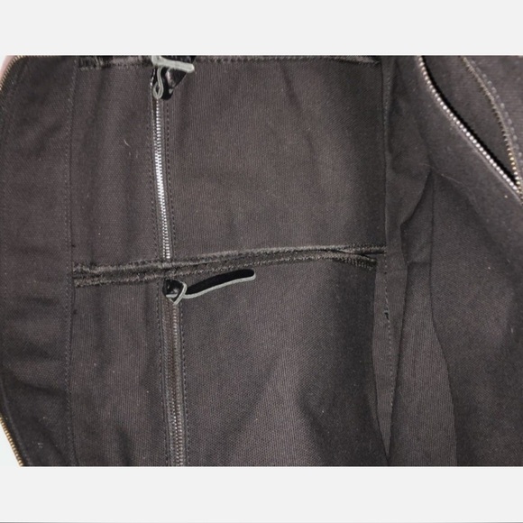 Jumbo family XL duffle tote bag wool Aztec purple red black orange boho travel - Picture 4 of 5